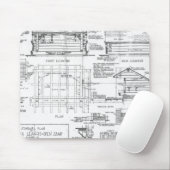 Blaupausen Mousepad (Mit Mouse)