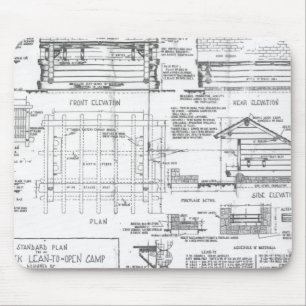 Blaupausen Mousepad