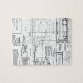 Blaupausen Puzzle (Horizontal)