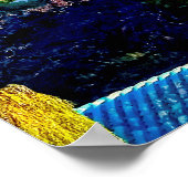 Blaupavillondach | Verbotene Stadt Poster (Ecke)