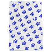 Blaupaw-Druckmuster Mittlere Geschenktüte (Rückseite)