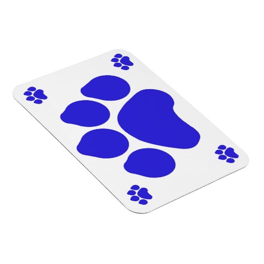 Blaupaw Print Flexible Magnet (Rechte Seite)