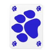 Blaupaw Print Flexible Magnet (Vertikal)