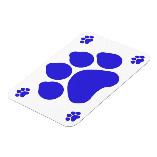 Blaupaw Print Flexible Magnet (Linke Seite)