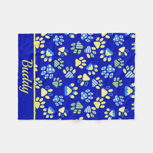 Blaupaws Pet Fleece Blanket (Vorderseite (Horizontal))