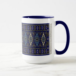 Blaupersisch Tasse
