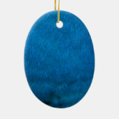 Blaupfauenfedern Keramikornament (Hinten)