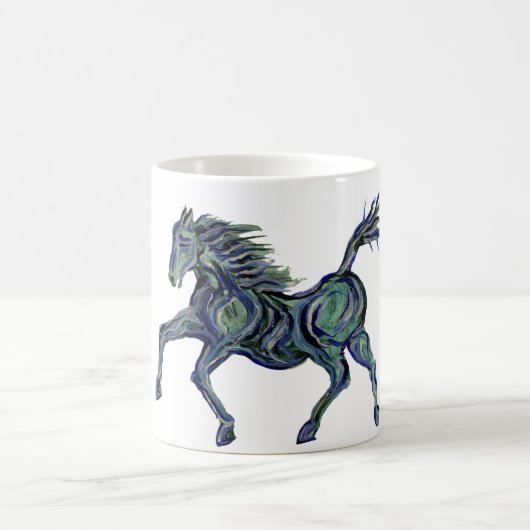 Blaupferd Kaffeetasse (Mittel)