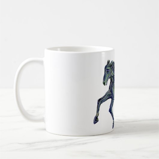 Blaupferd Kaffeetasse (Links)