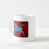 Blaupferd Kaffeetasse (Vorderseite Links)