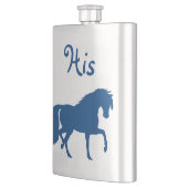 Blaupferd "Seine" Flasche Flachmann (Links)