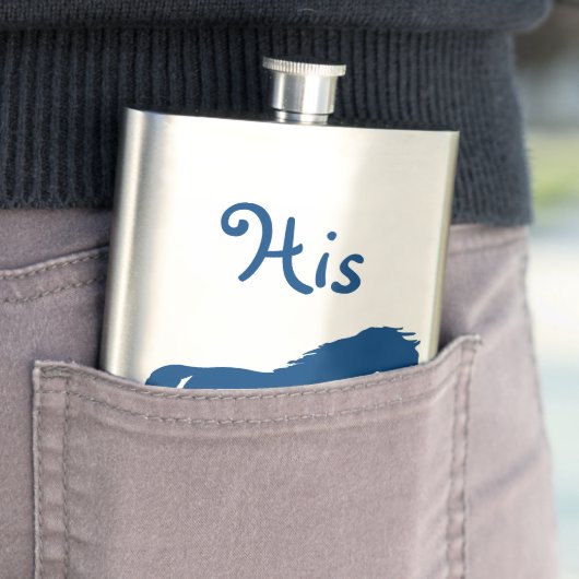 Blaupferd "Seine" Flasche Flachmann (Beispiel)