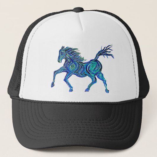 Blaupferd Truckerkappe (Vorderseite)