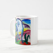 Blaupferd von Franz Marc Kaffeetasse (Vorderseite Links)
