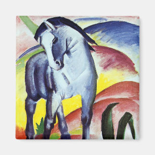 Blaupferd von Franz Marc Magnet