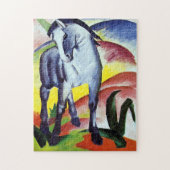Blaupferd von Franz Marc Puzzle (Vertikal)