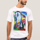 Blaupferd von Franz Marc T-Shirt (Vorderseite)