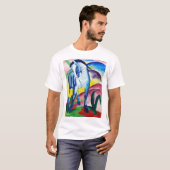 Blaupferd von Franz Marc T-Shirt (Vorne ganz)