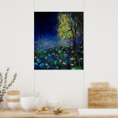 Blaupferde Poster (Küche)