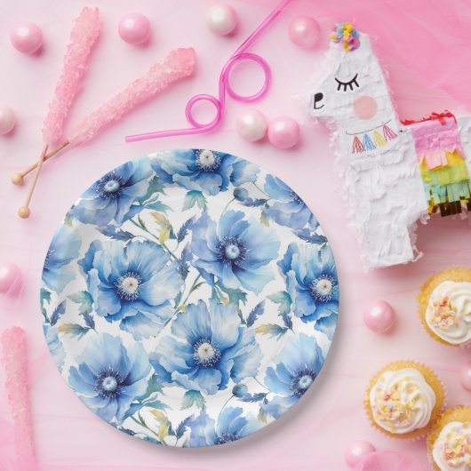 Blaupflaumen Pappteller (Party)