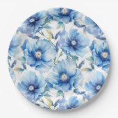 Blaupflaumen Pappteller (Vorderseite)