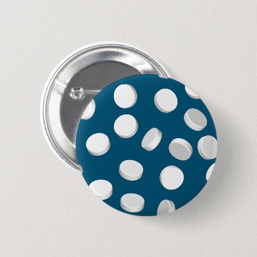 Blaupillen Button (Vorne & Hinten)