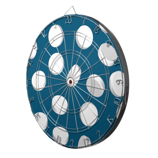 Blaupillen Dartscheibe (Vorderseite rechts)