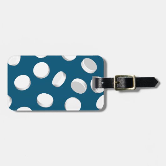 Blaupillen Gepäckanhänger (Vorderseite horizontal)