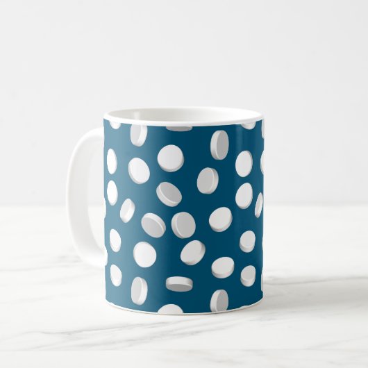 Blaupillen Kaffeetasse (Vorderseite Links)