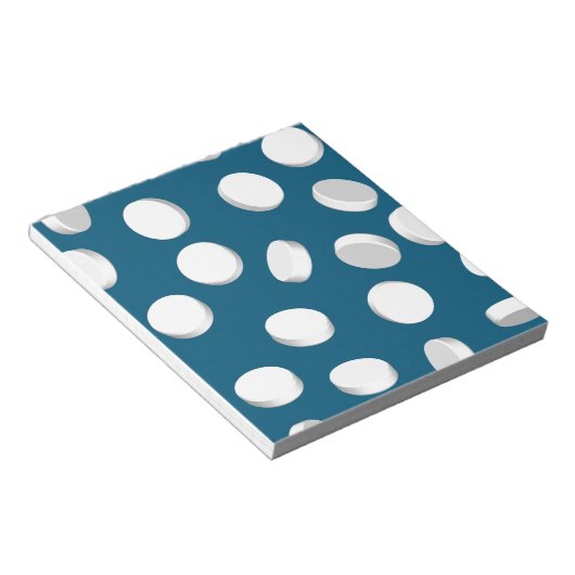 Blaupillen Notizblock (angewinkelt)