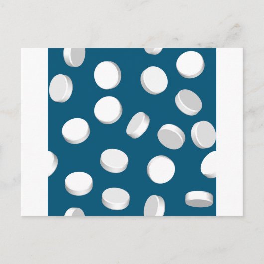 Blaupillen Postkarte (Vorderseite)