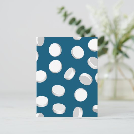 Blaupillen Postkarte (Stehend Vorderseite)