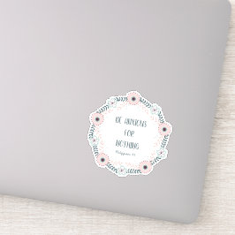 Blaupink Bläserbibel Verse Angst Aufkleber