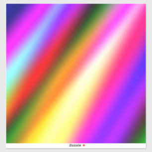 Blaupinkfarbener Ober-Aquarell abstrakter pastellf Aufkleber