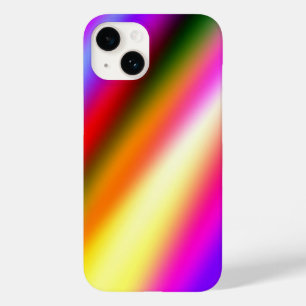 Blaupinkfarbener Ober-Aquarell abstrakter pastellf Case-Mate iPhone 14 Hülle