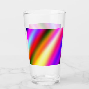 Blaupinkfarbener Ober-Aquarell abstrakter pastellf Glas