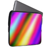 Blaupinkfarbener Ober-Aquarell abstrakter pastellf Laptopschutzhülle (Vorne Rechts)