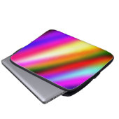 Blaupinkfarbener Ober-Aquarell abstrakter pastellf Laptopschutzhülle (Vorne Knopf)