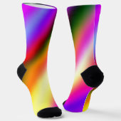 Blaupinkfarbener Ober-Aquarell abstrakter pastellf Socken (Gewinkelt)