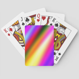 Blaupinkfarbener Ober-Aquarell abstrakter pastellf Spielkarten