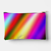 Blaupinkfarbener Ober-Aquarell abstrakter pastellf Zubehörtasche (Rückseite)