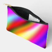 Blaupinkfarbener Ober-Aquarell abstrakter pastellf Zubehörtasche (Offen)