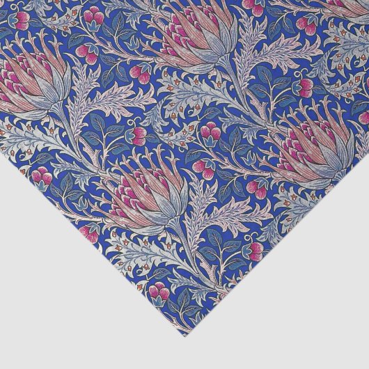 Blaupinksieb Seidenpapier (Ausschnitt)