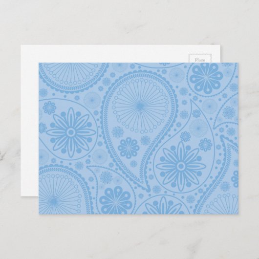 Blaupisley Postkarte (Vorne/Hinten)