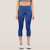 Blaupistin Capri Leggings (Vorderseite)