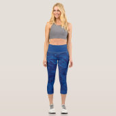 Blaupistin Capri Leggings (Vorderseite)