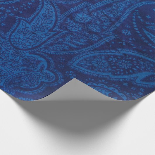 Blaupistin Geschenkpapier (Ecke)