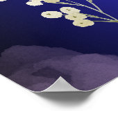 Blauposter Poster (Ecke)