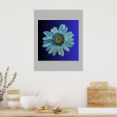 Blauposter Poster (Küche)