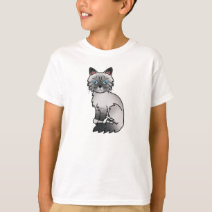 Blaupunkt-Tabby-Birman / Ragdoll-Katze T-Shirt